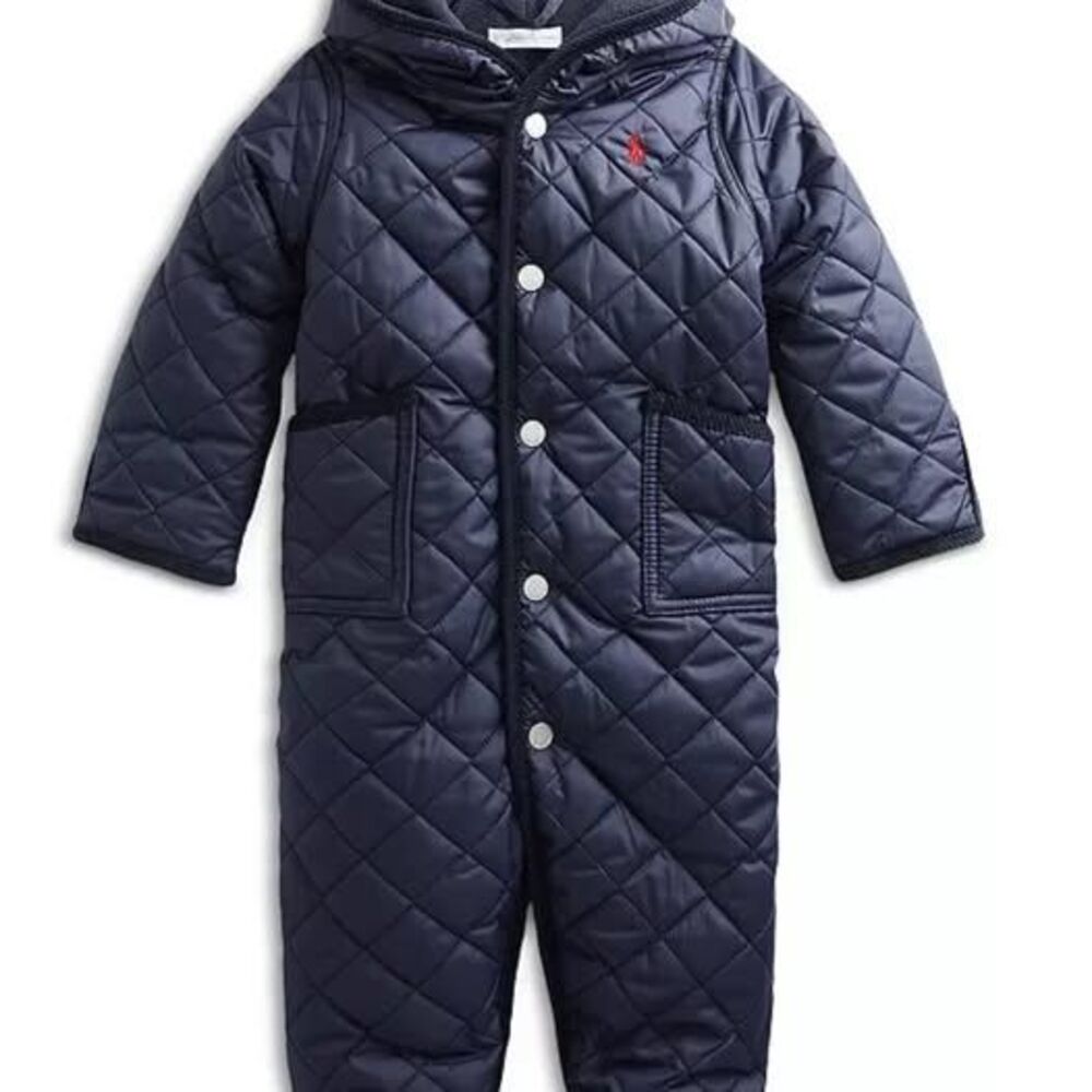 Ralph Lauren Unisex Hooded Barn Bunting - Baby 9MONTHS